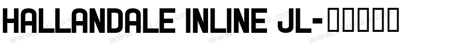 Hallandale Inline JL字体转换